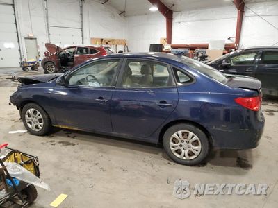 Drugie zdjęcie samochodu z przodu: 2010 HYUNDAI ELANTRA BLUE VIN:KMHDU4AD6AU185188 - miniatura
