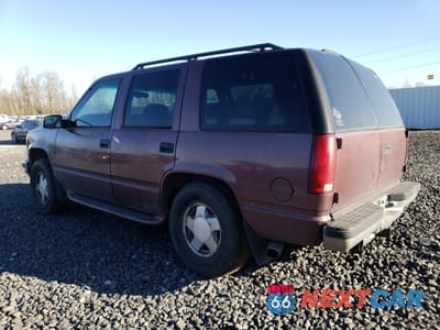 Drugie zdjęcie samochodu z przodu: 1996 CHEVROLET TAHOE K1500 VIN:1GNEK13R4TJ338006 - miniatura