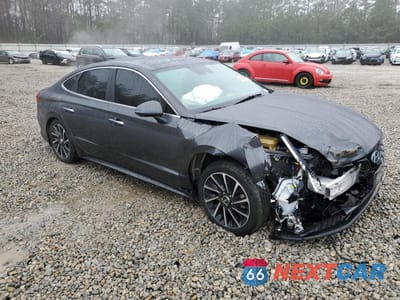 Czwarte zdjęcie samochodu z boku: 2021 HYUNDAI SONATA LIMITED VIN:5NPEH4J26MH097218 - miniatura