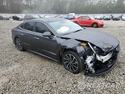 Czwarte zdjęcie samochodu z boku: 2021 HYUNDAI SONATA LIMITED VIN:5NPEH4J26MH097218 - miniatura