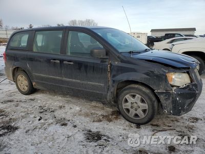 Czwarte zdjęcie samochodu z boku: 2013 DODGE GRAND CARAVAN SE VIN:2C4RDGBGXDR638881 - miniatura