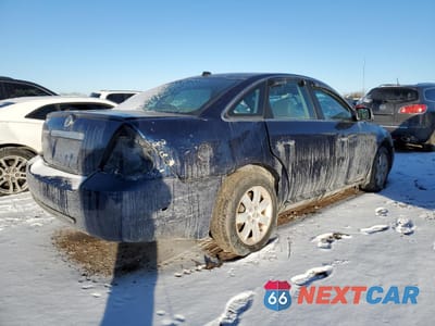 Trzecie zdjęcie samochodu z tyłu: 2007 MERCURY MONTEGO LUXURY VIN:1MEHM40187G610736 - miniatura