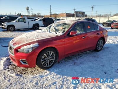 2022 INFINITI Q50 LUXE JN1EV7BR9NM340228 - główne zdjęcie licytacji z USA - miniatura