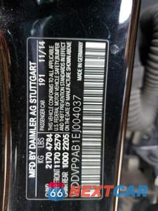 Zdjęcie 14 z 14 samochodu: 2014 MERCEDES-BENZ B ELECTRIC VIN:WDDVP9AB1EJ004037 - miniatura