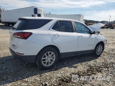 Trzecie zdjęcie samochodu z tyłu: 2022 CHEVROLET EQUINOX LT VIN:3GNAXKEV5NL229579 - miniatura