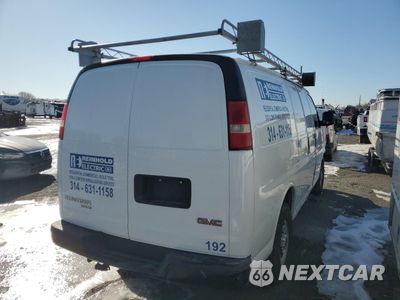 Trzecie zdjęcie samochodu z tyłu: 2014 GMC SAVANA G3500 VIN:1GTZ7TCG1E1191801 - miniatura