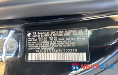 Zdjęcie 10 z 10 samochodu: 2003 BMW Z4 3.0 VIN:4USBT53463LT22229 - miniatura