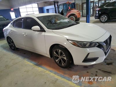 Czwarte zdjęcie samochodu z boku: 2021 NISSAN SENTRA SV VIN:3N1AB8CV1MY203191 - miniatura