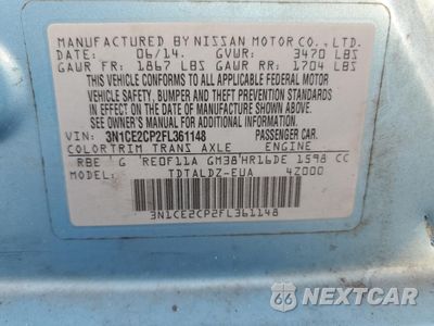 Zdjęcie 13 z 13 samochodu: 2015 NISSAN VERSA NOTE S VIN:3N1CE2CP2FL361148 - miniatura