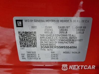 Zdjęcie 13 z 14 samochodu: 2021 CHEVROLET BLAZER RS VIN:3GNKBERS5MS554094 - miniatura