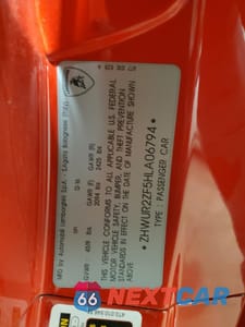 Zdjęcie 12 z 15 samochodu: 2017 LAMBORGHINI HURACAN VIN:ZHWUR2ZF5HLA06794 - miniatura