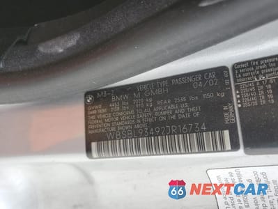 Zdjęcie 12 z 12 samochodu: 2002 BMW M3 VIN:WBSBL93492JR16734 - miniatura