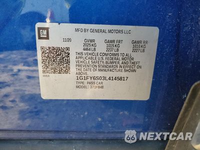 Zdjęcie 14 z 14 samochodu: 2020 CHEVROLET BOLT EV LT VIN:1G1FY6S03L4145817 - miniatura