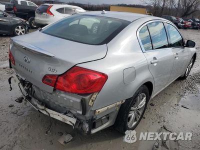 Trzecie zdjęcie samochodu z tyłu: 2011 INFINITI G37 VIN:JN1CV6AR0BM353545 - miniatura