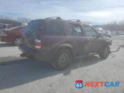 Trzecie zdjęcie samochodu z tyłu: 2001 NISSAN PATHFINDER LE VIN:JN8DR09X41W567113 - miniatura
