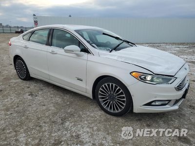 Czwarte zdjęcie samochodu z boku: 2017 FORD FUSION TITANIUM PHEV VIN:3FA6P0SU1HR152053 - miniatura