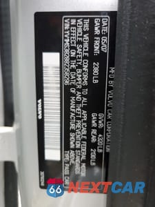 Zdjęcie 12 z 13 samochodu: 2008 VOLVO S40 2.4I VIN:YV1MS382882358296 - miniatura