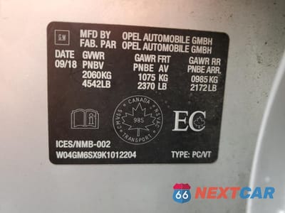 Zdjęcie 12 z 12 samochodu: 2019 BUICK REGAL PREFERRED II VIN:W04GM6SX9K1012204 - miniatura