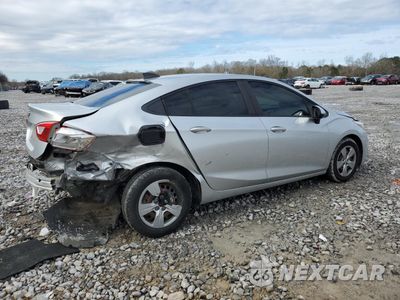 Trzecie zdjęcie samochodu z tyłu: 2017 CHEVROLET CRUZE LS VIN:1G1BC5SM6H7162210 - miniatura