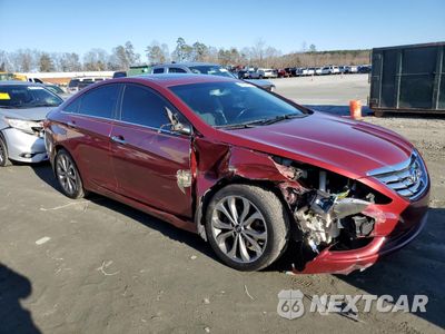 Czwarte zdjęcie samochodu z boku: 2013 HYUNDAI SONATA SE VIN:5NPEC4AC7DH526003 - miniatura