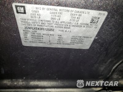 Zdjęcie 15 z 15 samochodu: 2015 CHEVROLET EQUINOX LTZ VIN:2GNFLHEK9F6120252 - miniatura