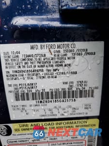 Zdjęcie 13 z 13 samochodu: 2005 FORD FREESTYLE SE VIN:1FMZK04185GA25758 - miniatura