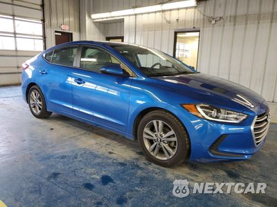 Czwarte zdjęcie samochodu z boku: 2017 HYUNDAI ELANTRA SE VIN:KMHD84LF2HU061271 - miniatura