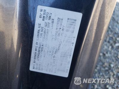 Zdjęcie 16 z 16 samochodu: 2016 HONDA ODYSSEY EXL VIN:5FNRL5H65GB060131 - miniatura