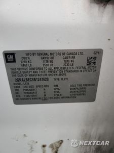 Zdjęcie 14 z 14 samochodu: 2011 CHEVROLET EQUINOX LS VIN:2GNALBEC6B1247628 - miniatura