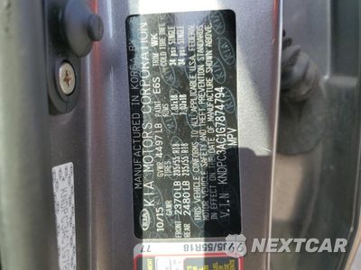 Zdjęcie 14 z 14 samochodu: 2016 KIA SPORTAGE EX VIN:KNDPC3AC1G7874794 - miniatura
