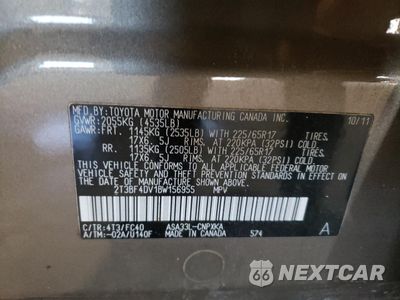 Zdjęcie 15 z 15 samochodu: 2011 TOYOTA RAV4 VIN:2T3BF4DV1BW156955 - miniatura