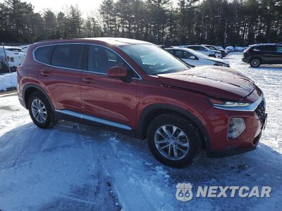 Czwarte zdjęcie samochodu z boku: 2019 HYUNDAI SANTA FE SEL VIN:5NMS3CADXKH001758 - miniatura