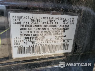 Zdjęcie 12 z 13 samochodu: 2024 NISSAN SENTRA SV VIN:3N1AB8CV9RY201051 - miniatura