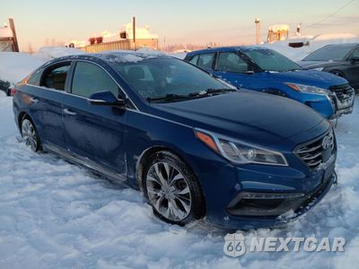 Czwarte zdjęcie samochodu z boku: 2017 HYUNDAI SONATA SPORT VIN:5NPE34AB3HH527811 - miniatura