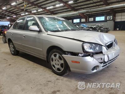 Czwarte zdjęcie samochodu z boku: 2002 HYUNDAI ELANTRA GLS VIN:KMHDN45D12U444923 - miniatura