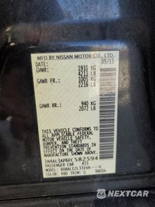 Zdjęcie 15 z 15 samochodu: 2015 NISSAN ALTIMA 2.5 VIN:1N4AL3AP6FC582594 - miniatura