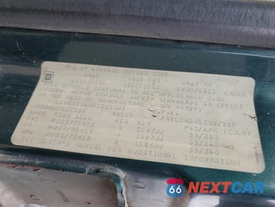 Zdjęcie 15 z 16 samochodu: 1994 CHEVROLET BLAZER S10 VIN:1GNCS13W9R2131837 - miniatura