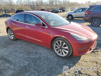 Czwarte zdjęcie samochodu z boku: 2019 TESLA MODEL 3 VIN:5YJ3E1EBXKF453853 - miniatura