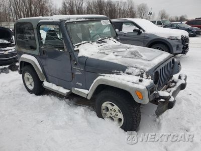 Czwarte zdjęcie samochodu z boku: 2001 JEEP WRANGLER / TJ SPORT VIN:1J4FA49S81P334783 - miniatura
