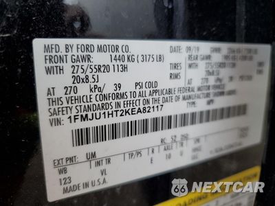 Zdjęcie 14 z 15 samochodu: 2019 FORD EXPEDITION XLT VIN:1FMJU1HT2KEA82117 - miniatura