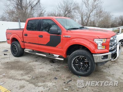Czwarte zdjęcie samochodu z boku: 2017 FORD F150 SUPERCREW VIN:1FTEW1E82HKD12054 - miniatura