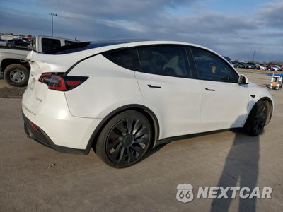 Trzecie zdjęcie samochodu z tyłu: 2020 TESLA MODEL Y VIN:5YJYGDEF5LF011651 - miniatura