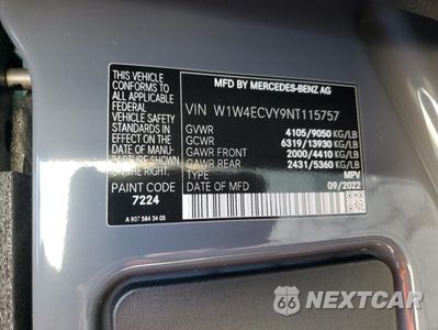 Zdjęcie 13 z 14 samochodu: 2022 MERCEDES-BENZ SPRINTER 2500 VIN:W1W4ECVY9NT115757 - miniatura
