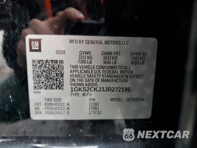 Zdjęcie 15 z 15 samochodu: 2018 GMC YUKON DENALI VIN:1GKS2CKJ3JR272196 - miniatura