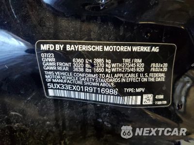 Zdjęcie 13 z 15 samochodu: 2024 BMW X6 XDRIVE40I VIN:5UX33EX01R9T16988 - miniatura