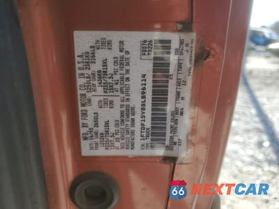 Zdjęcie 14 z 14 samochodu: 1995 FORD F150 VIN:1FTDF15Y8SLB96114 - miniatura