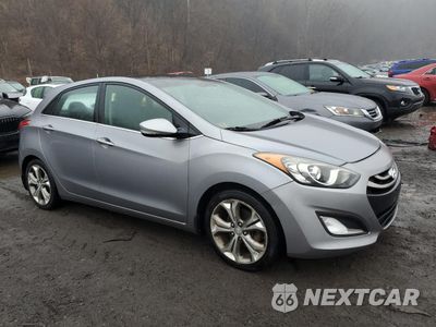 Czwarte zdjęcie samochodu z boku: 2013 HYUNDAI ELANTRA GT VIN:KMHD35LE1DU054544 - miniatura