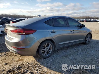 Trzecie zdjęcie samochodu z tyłu: 2018 HYUNDAI ELANTRA SEL VIN:KMHD84LFXJU535666 - miniatura