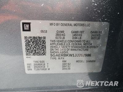 Zdjęcie 14 z 14 samochodu: 2018 BUICK ENCLAVE ESSENCE VIN:5GAERBKW1JJ262986 - miniatura