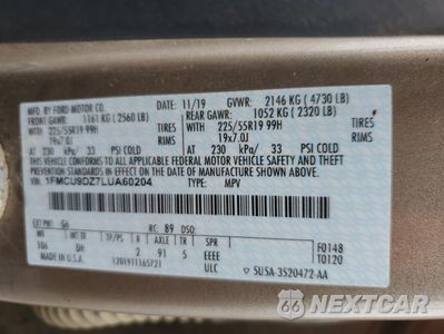 Zdjęcie 15 z 16 samochodu: 2020 FORD ESCAPE TITANIUM VIN:1FMCU9DZ7LUA60204 - miniatura